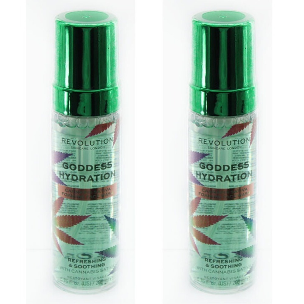 Face wash Revolution Goddess Hydration Foaming  Face‎ Wash 6.76 fl oz 2 Bottles
